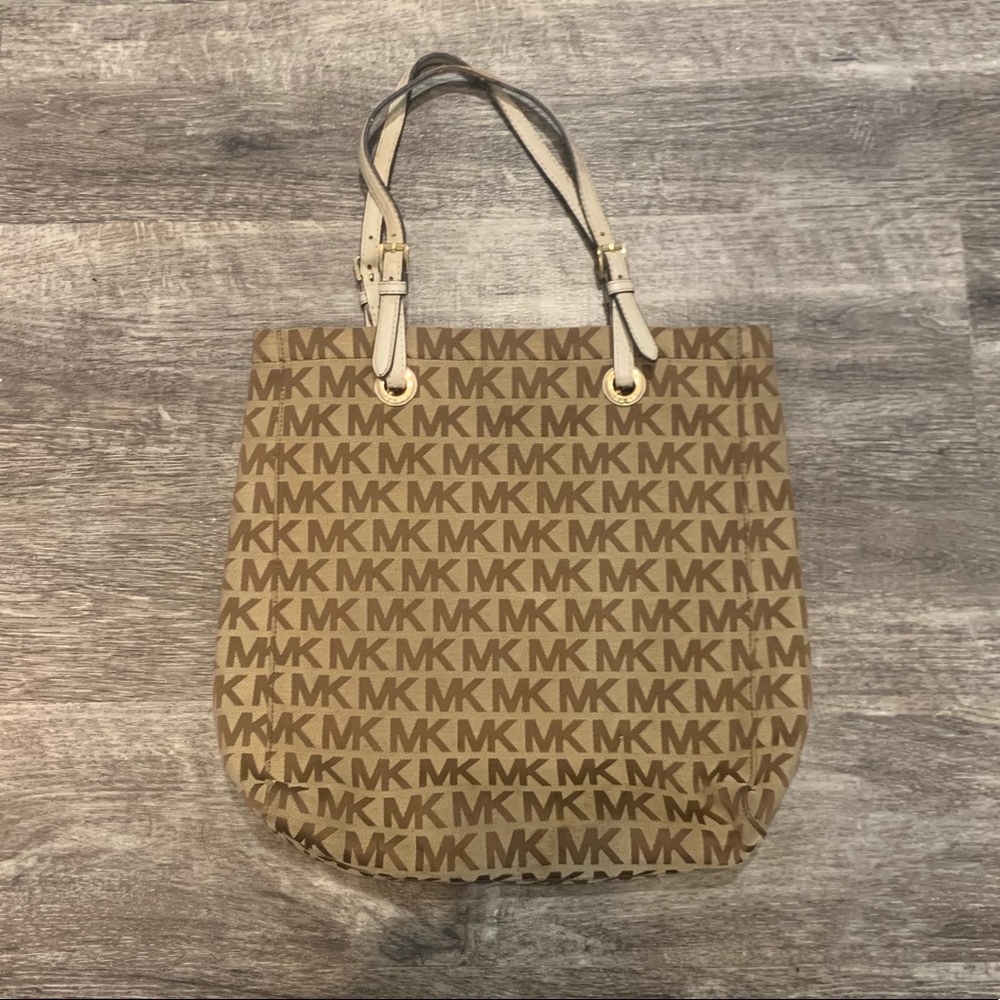 Michael Kors monogrammed tote bag